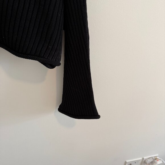 NWT - ZARA RIB KNIT CROP SWEATER - MEDIUM - Picture 2 of 4